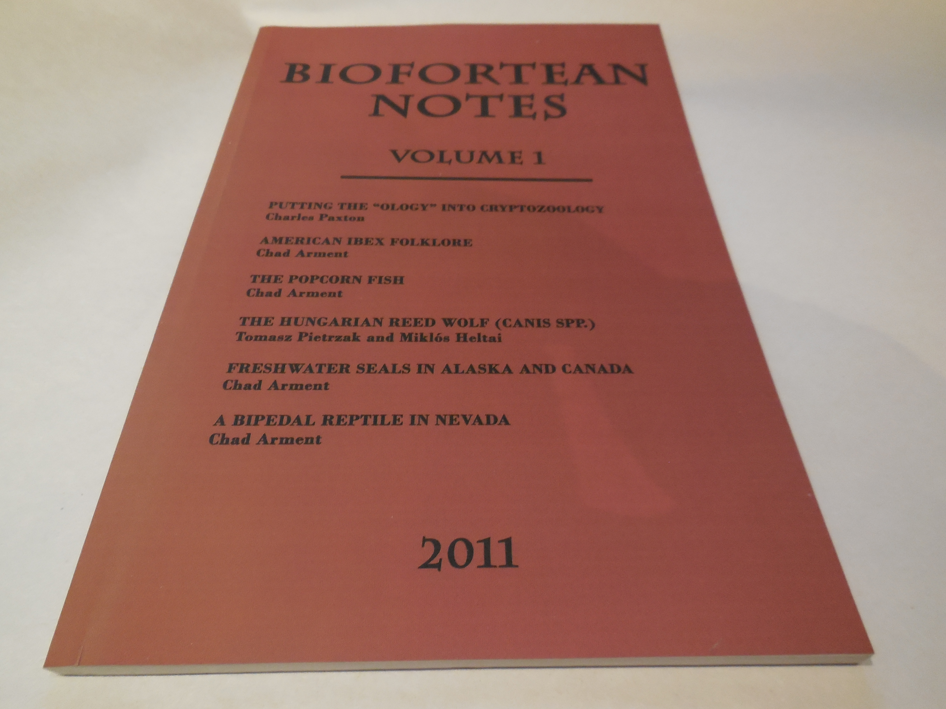 Image for Biofortean Notes: Volume 1