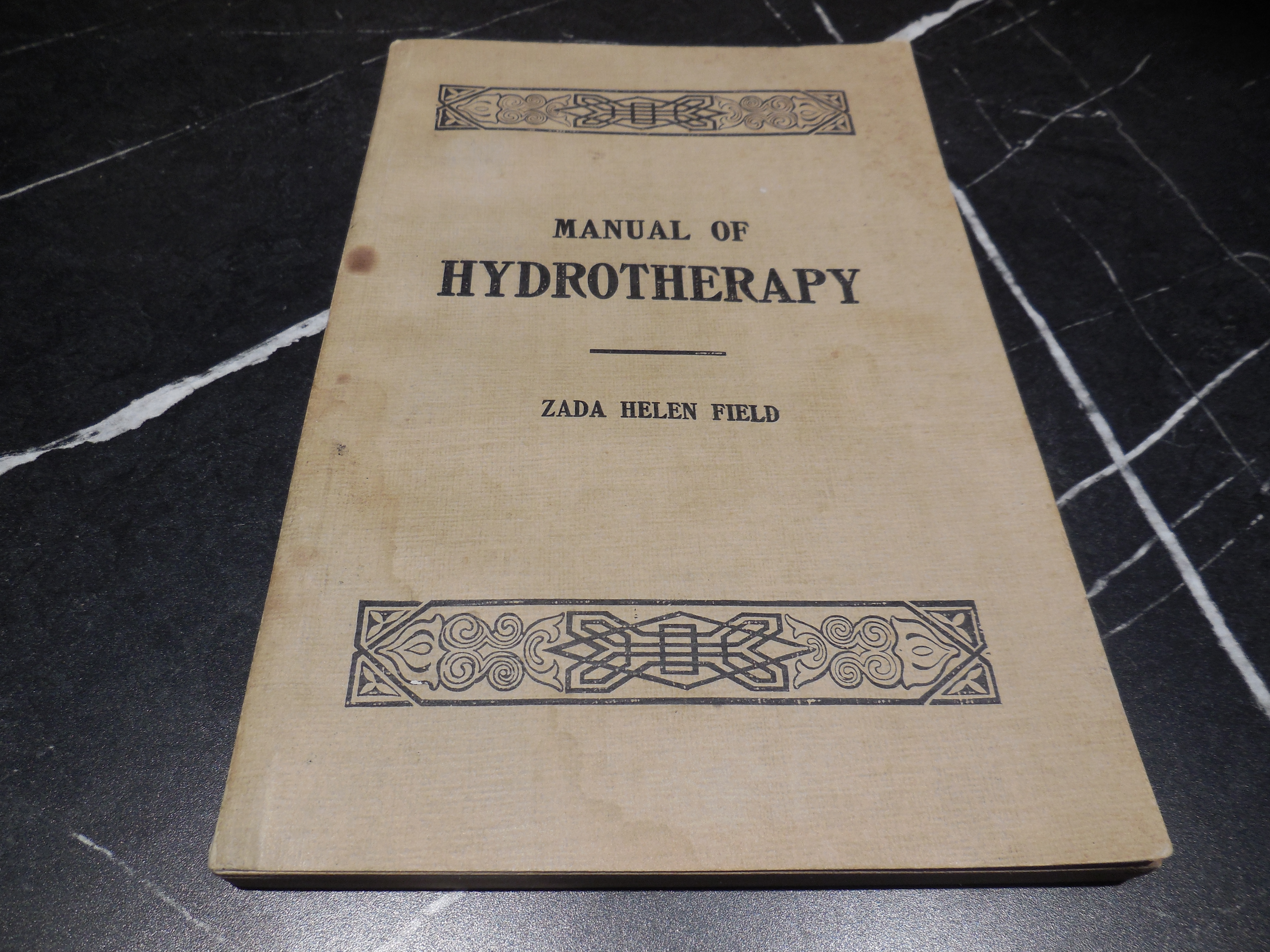 Manual of Hydrotherapy