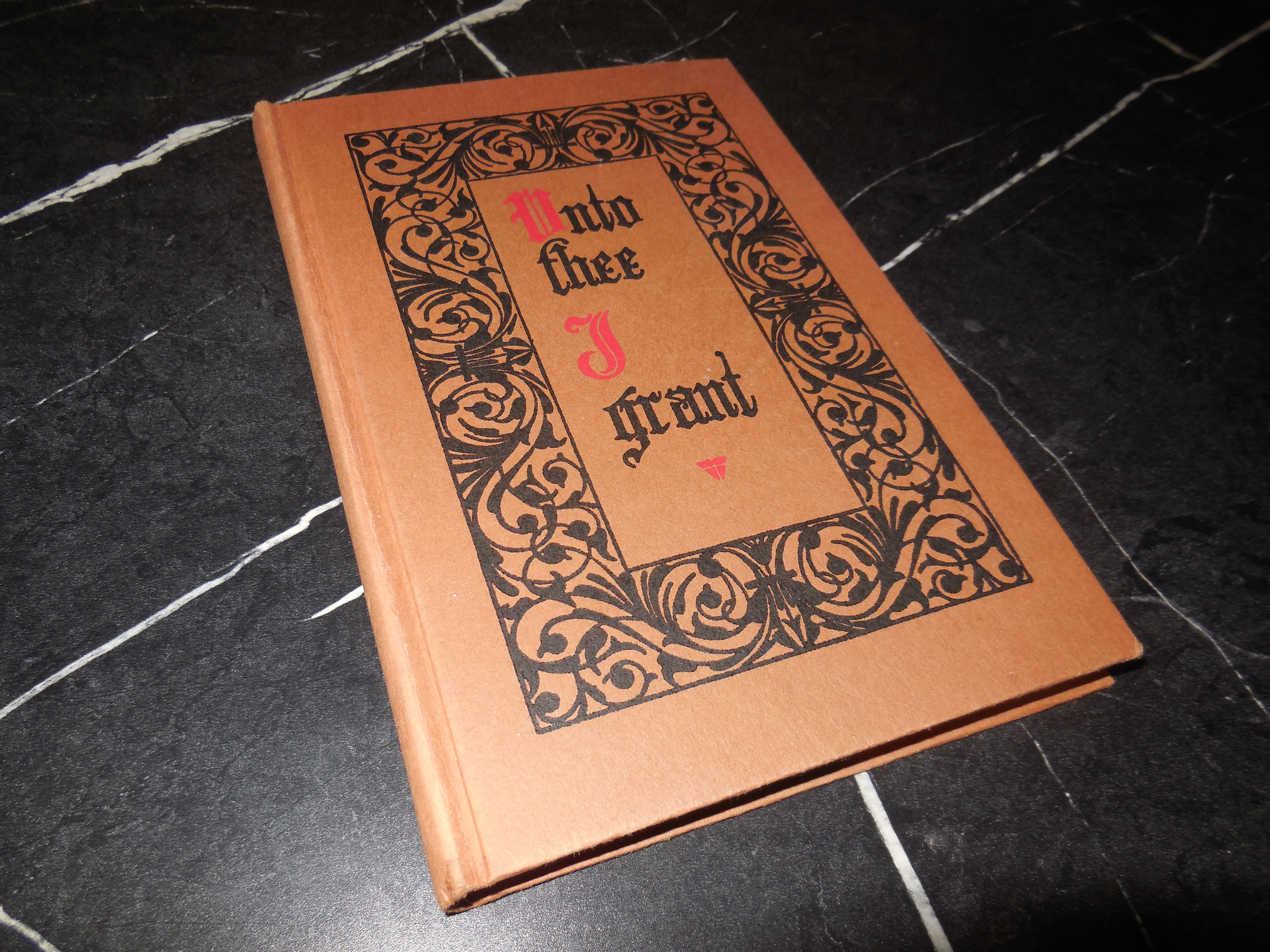 Unto Thee I Grant