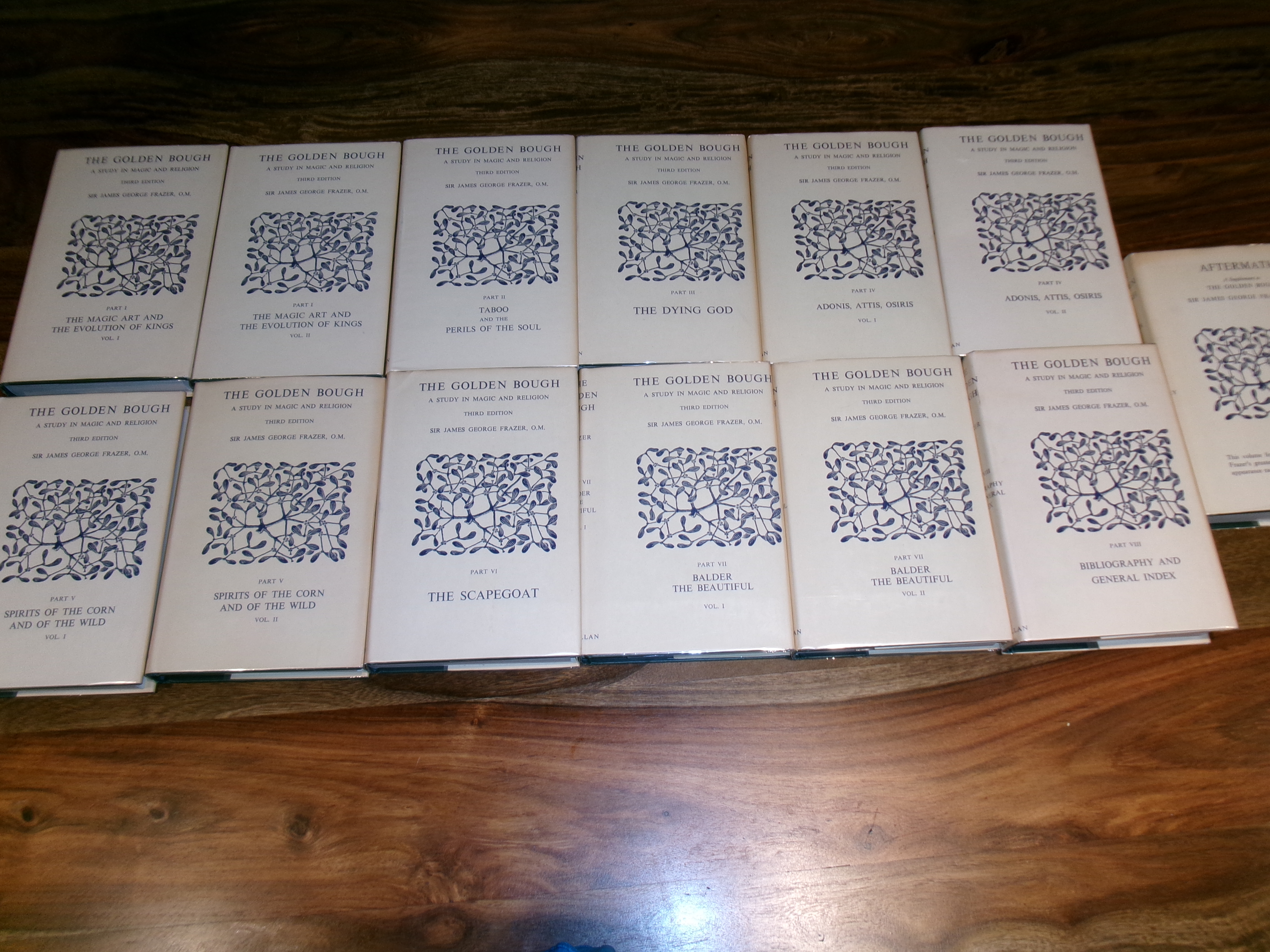 The Golden Bough - A Study in Magic and Religion (13 Volume Set)