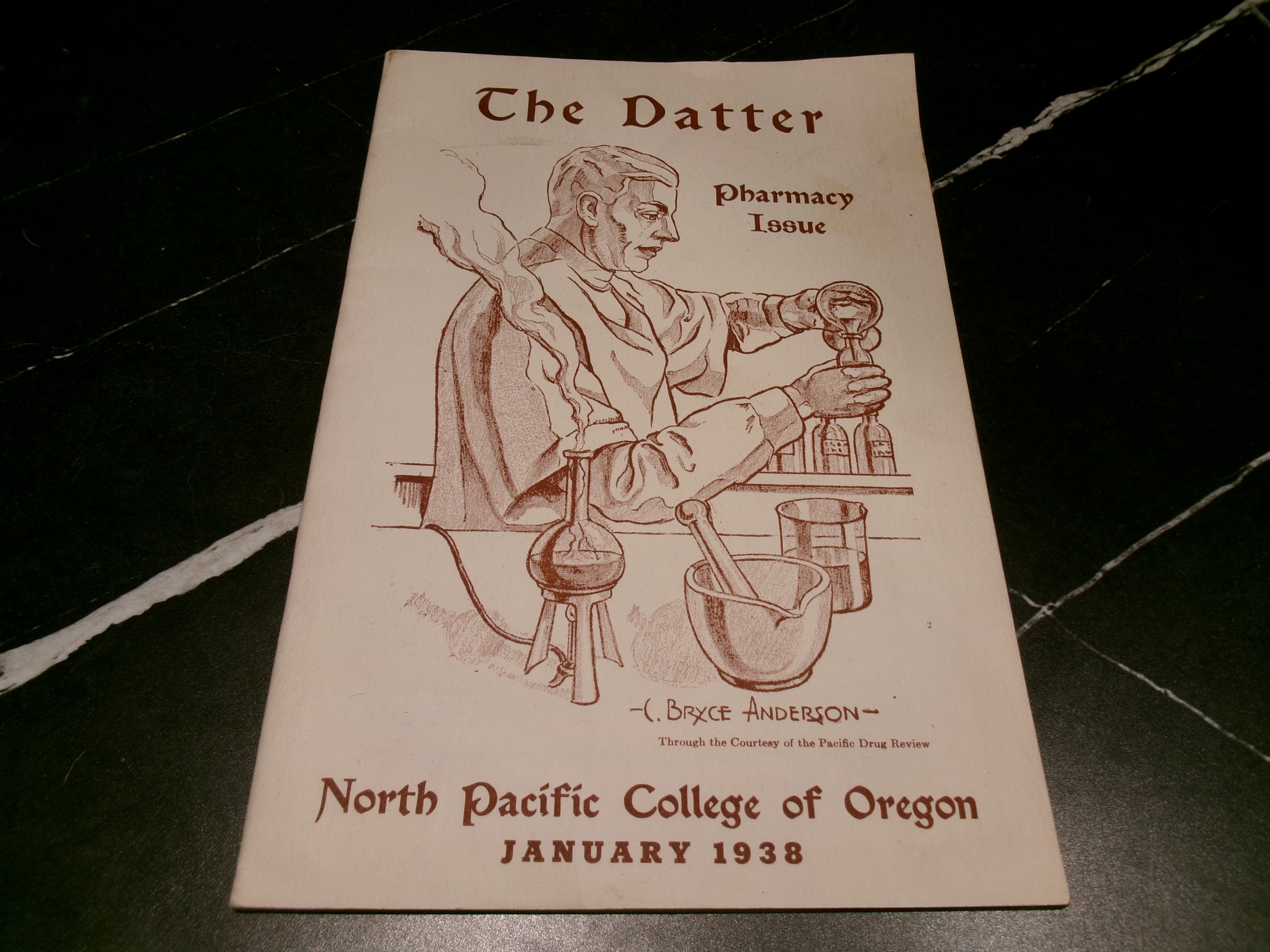 The Datter, Pharmacy Issue, January 1938