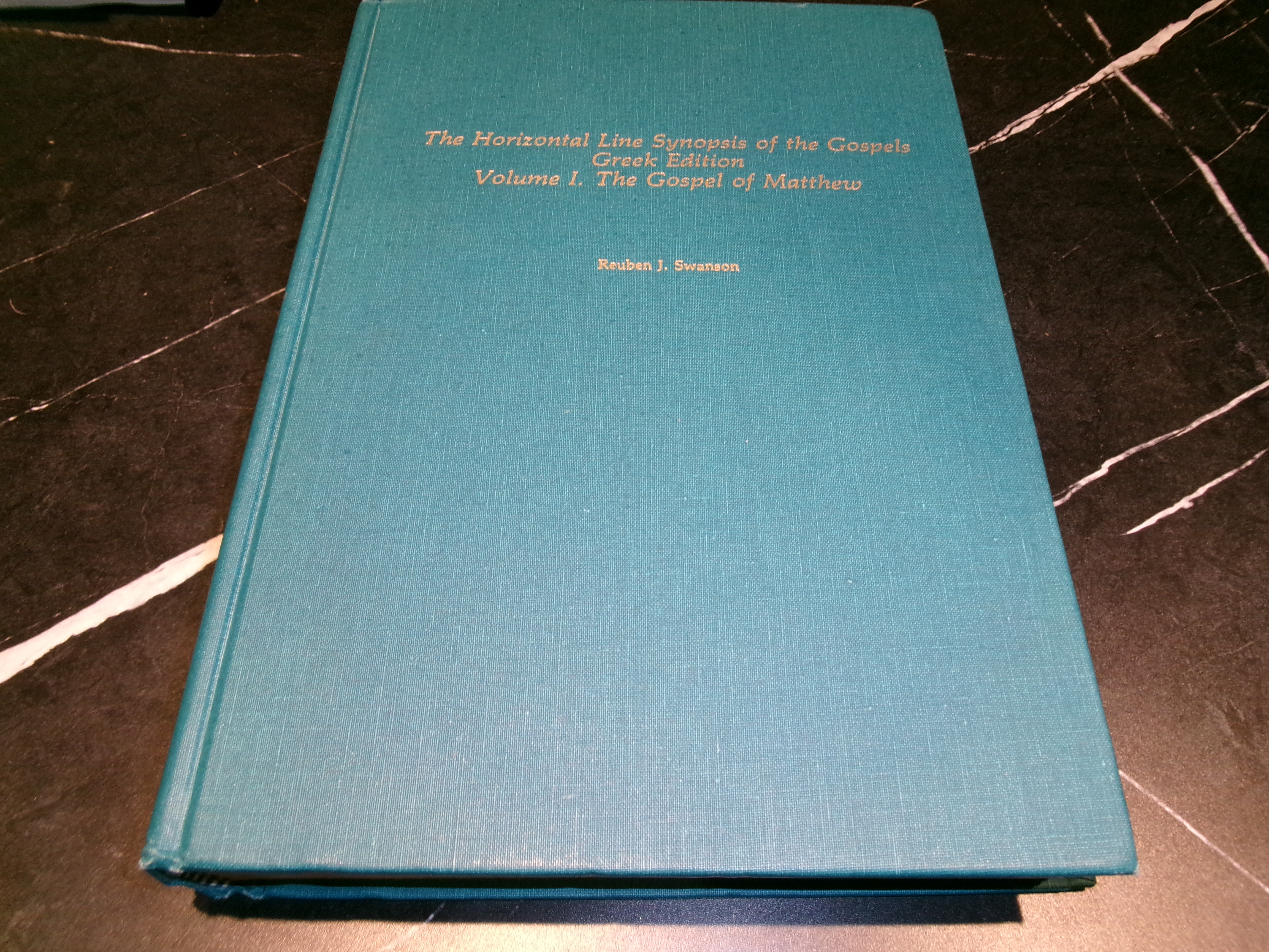 Horizontal Line Synopsis of the Gospels: Volume 1, the Gospel of Matthew (Greek Language Edition)