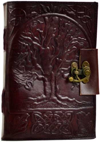 Image for Tree of Life Leather Blank Book